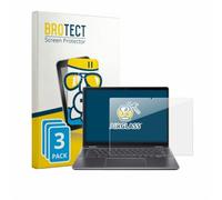BROTECT Pellicola Vetro per Acer Chromebook Plus Spin 514 | 3 Pezzi Chiara Protezione Schermo Made in Germany Durezza 9H Anti-Graffio Glass Screen Protector