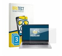 BROTECT Pellicola Vetro per Acer Extensa 15 | 3 Pezzi Chiara Protezione Schermo Made in Germany Durezza 9H Anti-Graffio Glass Screen Protector