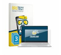 BROTECT Pellicola Vetro per ASUS Chromebook CM14 CM1405 | 3 Pezzi Chiara Protezione Schermo Made in Germany Durezza 9H Anti-Graffio Glass Screen Protector