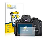 brotect Pellicola Vetro per Canon EOS 750D | Chiara Protezione Schermo Made in Germany Durezza 9H Anti-Graffio Glass Screen Protector