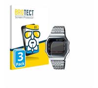 brotect Pellicola Vetro per Casio iconic ABL-100WE-1A | 3 Pezzi Chiara Protezione Schermo Made in Germany Durezza 9H Anti-Graffio Glass Screen Protector