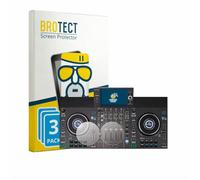 brotect Pellicola Vetro per Denon DJ SC LIVE 4 | (Jog) 3 Pezzi Opaca Protezione Schermo Made in Germany Anti-Riflesso Durezza 9H Anti-Graffio