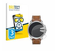 BROTECT Pellicola Vetro per Diesel Mega Chief | 3 Pezzi Chiara Protezione Schermo Made in Germany Durezza 9H Anti-Graffio Glass Screen Protector