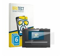 brotect Pellicola Vetro per FiiO SnowSky Echo Mini | 6 Pezzi Chiara Protezione Schermo Made in Germany Durezza 9H Anti-Graffio Glass Screen Protector