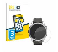 brotect Pellicola Vetro per Garmin Fenix 7S Pro Solar | (42 mm) 3 Pezzi Chiara Protezione Schermo Made in Germany Durezza 9H Anti-Graffio Glass Screen Protector