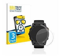 brotect Pellicola Vetro per Garmin Fenix 7X Pro Solar | (51 mm) 3 Pezzi Chiara Protezione Schermo Made in Germany Durezza 9H Anti-Graffio Glass Screen Protector