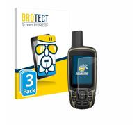 brotect Pellicola Vetro per Garmin GPSMAP 65s | 3 Pezzi Chiara Protezione Schermo Made in Germany Durezza 9H Anti-Graffio Glass Screen Protector