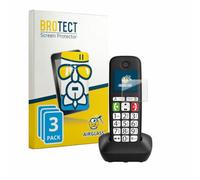 brotect Pellicola Vetro per Gigaset DL780 Plus | 3 Pezzi Chiara Protezione Schermo Made in Germany Durezza 9H Anti-Graffio Glass Screen Protector