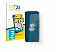 BROTECT Pellicola Vetro per Google Pixel 10a (case-friendly) | 3 Pezzi Opaca Protezione Schermo Made in Germany Anti-Riflesso Durezza 9H Anti-Graffio
