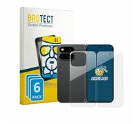 BROTECT Pellicola Vetro per Google Pixel 11 Pro Fold | (Fronte+Retro) 6 Pezzi Chiara Protezione Schermo Made in Germany Durezza 9H Anti-Graffio Glass Screen Protector