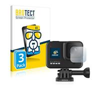 brotect Pellicola Vetro per GoPro Hero 8 Black | (Lente) 3 Pezzi Chiara Protezione Schermo Made in Germany Durezza 9H Anti-Graffio Glass Screen Protector