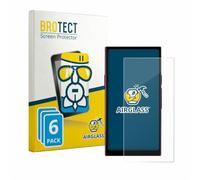 brotect Pellicola Vetro per Hiby R8 II | 6 Pezzi Chiara Protezione Schermo Made in Germany Durezza 9H Anti-Graffio Glass Screen Protector