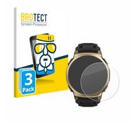brotect Pellicola Vetro per Huami Amazfit T-Rex 3 Pro | (44 mm) 3 Pezzi Chiara Protezione Schermo Made in Germany Durezza 9H Anti-Graffio Glass Screen Protector
