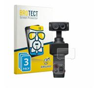 brotect Pellicola Vetro per Insta360 Luna Ultra | 3 Pezzi Chiara Protezione Schermo Made in Germany Durezza 9H Anti-Graffio Glass Screen Protector