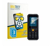 BROTECT Pellicola Vetro per JCB Tradesman 4 | 3 Pezzi Chiara Protezione Schermo Made in Germany Durezza 9H Anti-Graffio Glass Screen Protector