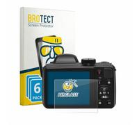 brotect Pellicola Vetro per Kodak Pixpro AZ425 | 6 Pezzi Chiara Protezione Schermo Made in Germany Durezza 9H Anti-Graffio Glass Screen Protector