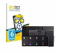brotect Pellicola Vetro per Line 6 POD Go | 6 Pezzi Chiara Protezione Schermo Made in Germany Durezza 9H Anti-Graffio Glass Screen Protector