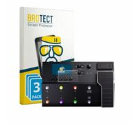 brotect Pellicola Vetro per Line 6 POD Go Wireless | 3 Pezzi Chiara Protezione Schermo Made in Germany Durezza 9H Anti-Graffio Glass Screen Protector