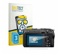 BROTECT Pellicola Vetro per Nikon Z5 IIC | 3 Pezzi Chiara Protezione Schermo Made in Germany Durezza 9H Anti-Graffio Glass Screen Protector