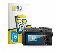 BROTECT Pellicola Vetro per Nikon Z5 IIC | 6 Pezzi Chiara Protezione Schermo Made in Germany Durezza 9H Anti-Graffio Glass Screen Protector
