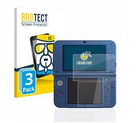 brotect Pellicola Vetro per Nintendo New 3DS XL | 3 Pezzi Chiara Protezione Schermo Made in Germany Durezza 9H Anti-Graffio Glass Screen Protector