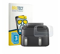 brotect Pellicola Vetro per Philips Airfryer 5000 Series NA551/00 | 3 Pezzi Opaca Protezione Schermo Made in Germany Anti-Riflesso Durezza 9H Anti-Graffio