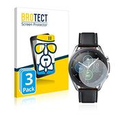 brotect Pellicola Vetro per Samsung Galaxy Watch 3 (41mm) | 3 Pezzi Chiara Protezione Schermo Made in Germany Durezza 9H Anti-Graffio Glass Screen Protector
