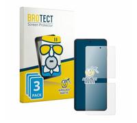 brotect Pellicola Vetro per Samsung Galaxy Z Flip 8 | 3 Pezzi Opaca Protezione Schermo Made in Germany Anti-Riflesso Durezza 9H Anti-Graffio