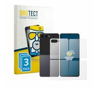 brotect Pellicola Vetro per Samsung Galaxy Z Flip 8 | (Fronte+Retro) 3 Pezzi Opaca Protezione Schermo Made in Germany Anti-Riflesso Durezza 9H Anti-Graffio