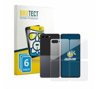 brotect Pellicola Vetro per Samsung Galaxy Z Flip 8 | (Fronte+Retro) 6 Pezzi Chiara Protezione Schermo Made in Germany Durezza 9H Anti-Graffio Glass Screen Protector