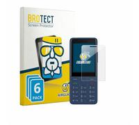 brotect Pellicola Vetro per TCL OneTouch 4042s | 6 Pezzi Chiara Protezione Schermo Made in Germany Durezza 9H Anti-Graffio Glass Screen Protector