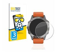 brotect Vetro Temperato per Garmin Fenix 6 Pro | 3 Pezzi Chiara Protezione Schermo Made in Germany Durezza 9H Anti-Graffio Glass Screen Protector