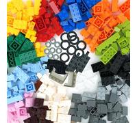 BroTex Classici blocchi creativi misti colorati - 320 pezzi ruote e assali pneumatici ricambi auto - pietre di base compatibili con tutte le grandi marche, regalo per ragazzi e ragazze