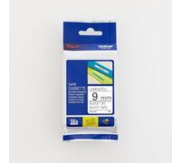 Brother Black on White Gloss Laminated Tape, 9mm TZ label-making tape - label-making tapes (9mm, TZ, 8 m, 9 mm)