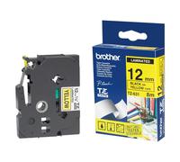 Brother - Black, transparent - Roll (1.2cm x 7.7m) 1 pcs. printer tape - for P-T