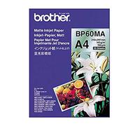 Brother Matte Inkjet Paper, carta fotografica, opaco, bianco, A4, 145 g/m2, 25 pz BP60MA, getto d'inchiostro