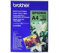Brother BP60MA Confezione da 25 fogli Carta Originale Opaca, Formato A4, 145 g/m²