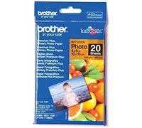 Brother BP71GP20 Premium Glossy Photo Paper carta fotografica Bianco