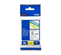 Brother BROTHER NASTRO LAMINATO DA 9 MM (8 M) NERO/BIANCO