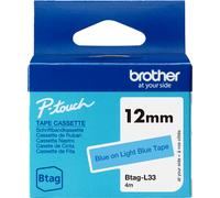 Brother btag-l33 nastro per etichettatrice blu e azzurro