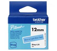 Brother btag-l33 nastro per etichettatrice blu e azzurro