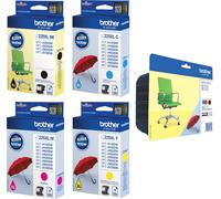 Brother Cartucce LC-229XL LC-225XL MFC J5320DW J5620DW J5625DW J5720DW Original