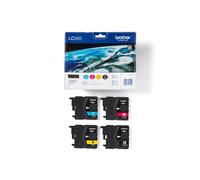 Brother LC985VALBP cartuccia d'inchiostro 4 pz Originale Nero, Ciano, Magenta, Giallo