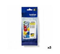 Cartuccia d'Inchiostro Gialla Originale per Brother MFC-J4340DW, J4540DWXL, J4540DW (Confezione da 5) - Nouvo