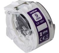 Brother CZ1001 Rotolo di etichette 9 mm x 5 m Carta Bianco 1 pz. A tenuta