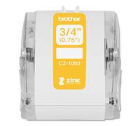 Brother 19 mm Etichette Bianco / Trasparente Originale CZ-1003