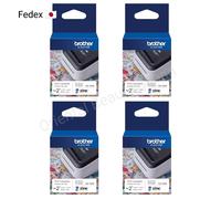 Brother CZ1005 1,97" x 16,4 piedi CZ Roll Cassette Set di 4 dal Giappone Fedex