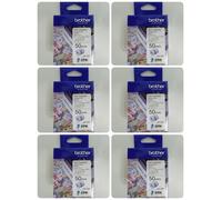 Brother CZ1005 1,97" x 16,4 piedi CZ Roll Cassette Set di 6 dal Giappone Fedex