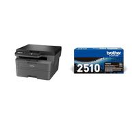 Brother DCPL2620DW Multifunzione Laser B/N, 32 ppm in BUNDLE con TN2510 Toner originale, fino a 1200 pagine