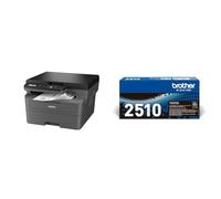 Brother DCPL2627DWXL, Multifunzione Laser B/N, 32 ppm TN2510 Toner originale, fino a 1200 pagine